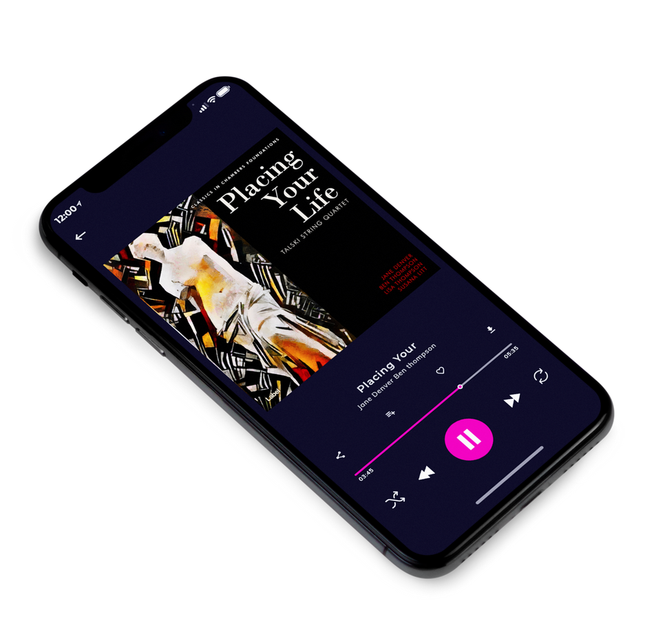 3D view of Premade Contemporary Music Album Cover - Night Rider #89 | AlbumArtZone*
