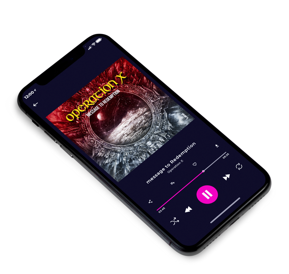 3D view of Premade Heavy Metal & Gothic Metal Album Cover - Jon #201 | AlbumArtZone*