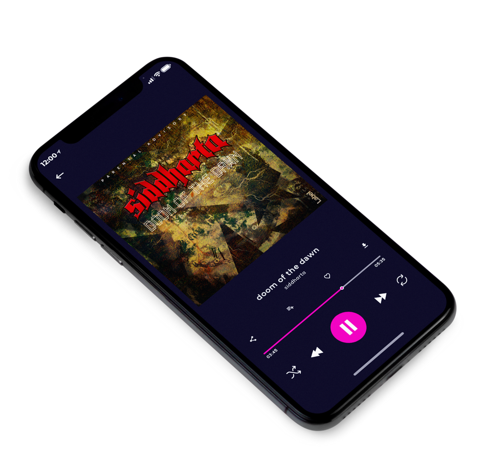 3D view of Premade Heavy Metal & Gothic Metal Album Cover - Heavy Metal #224 | AlbumArtZone*