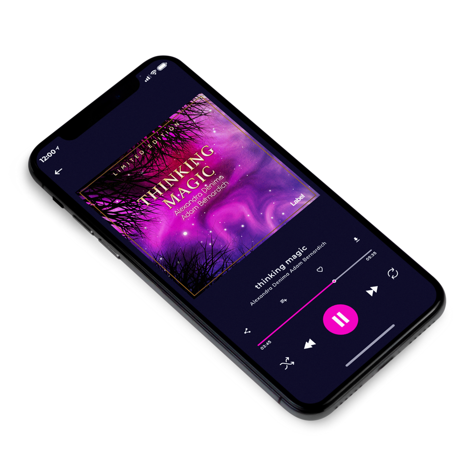 3D view of Premade Podcast Album Cover - Plum #228 | AlbumArtZone*