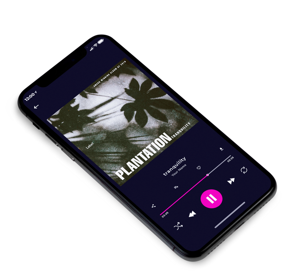 3D view of Premade Contemporary Music Album Cover - Rangitoto #351 | AlbumArtZone*