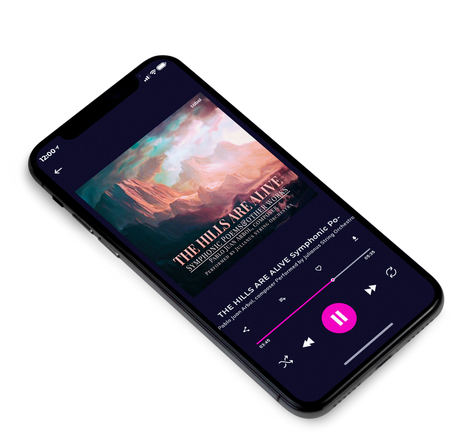 3D view of Premade Classical & Romantic Music Album Cover - Cameo #398 | AlbumArtZone*