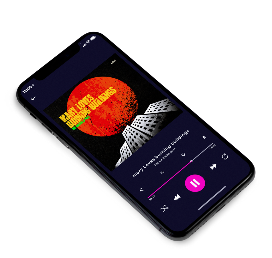 3D view of Premade Rock,Punk & Alternative Album Cover - Thunderbird #468 | AlbumArtZone*