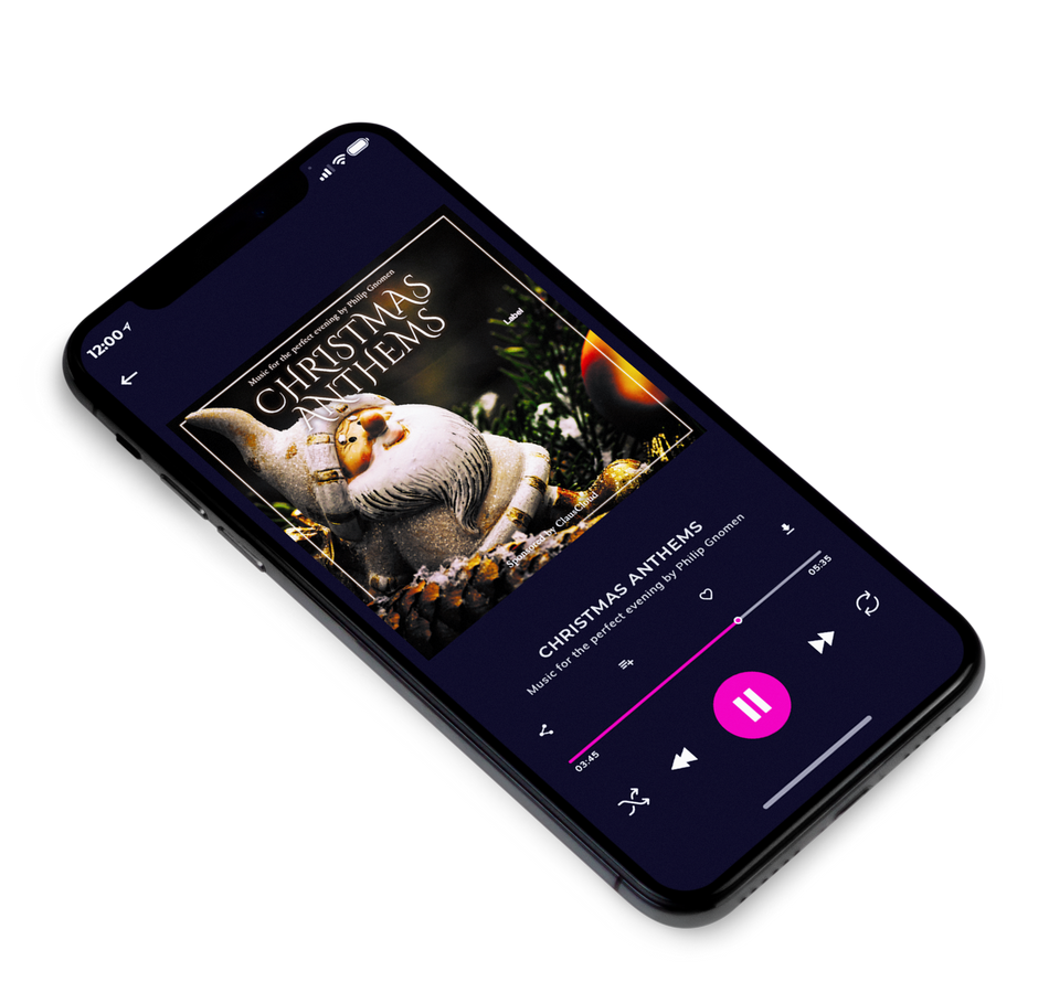 3D view of Premade Christmas Music Album Cover - Sorrell Brown #573 | AlbumArtZone*