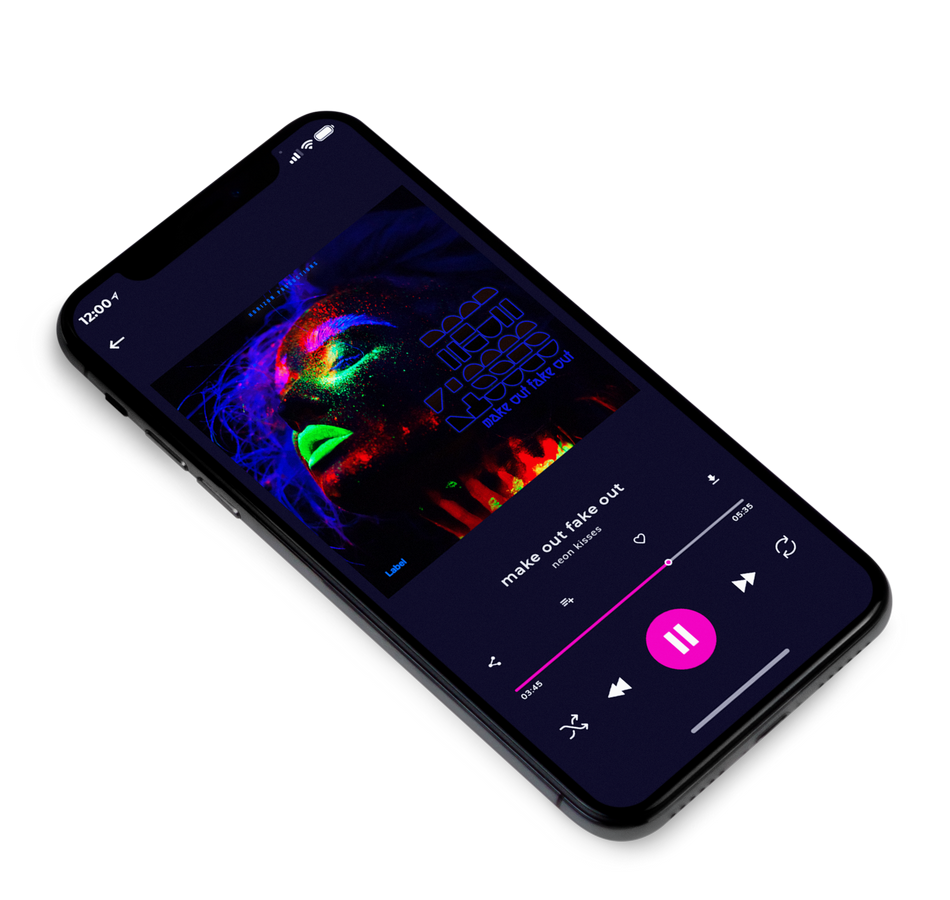 3D view of Premade Dance & House Album Cover - Ebony #581 | AlbumArtZone*