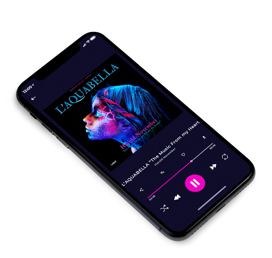 3D view of Premade Pop Album Cover - Ebony #748 | AlbumArtZone*