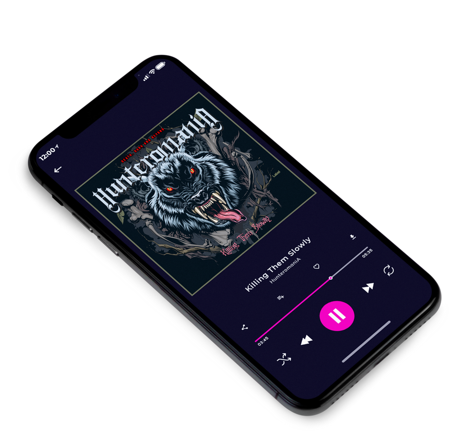 3D view of Premade Rock,Punk & Alternative Album Cover - Bunker #965 | AlbumArtZone*