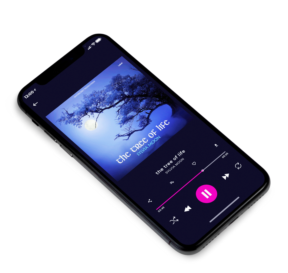 3D view of Premade Indie & Folk Music Album Cover - Blue Violet #1238 | AlbumArtZone*