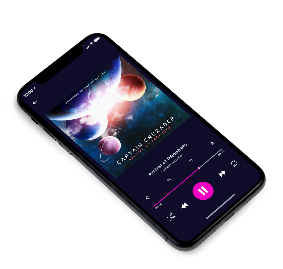 3D view of Premade Electronica & Ambient Album Cover - Blossom #1352 | AlbumArtZone*