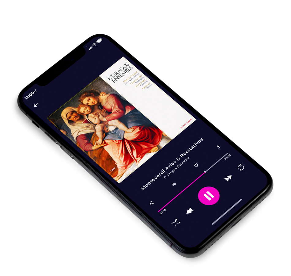 3D view of Premade Classical & Romantic Music Album Cover - Cocoa Brown #1391 | AlbumArtZone*