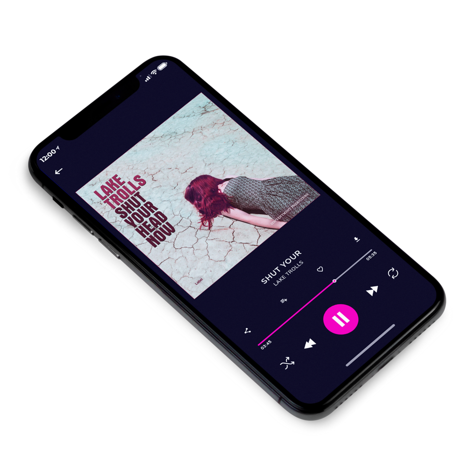 3D view of Premade Pop Album Cover - Pumice #1396 | AlbumArtZone*