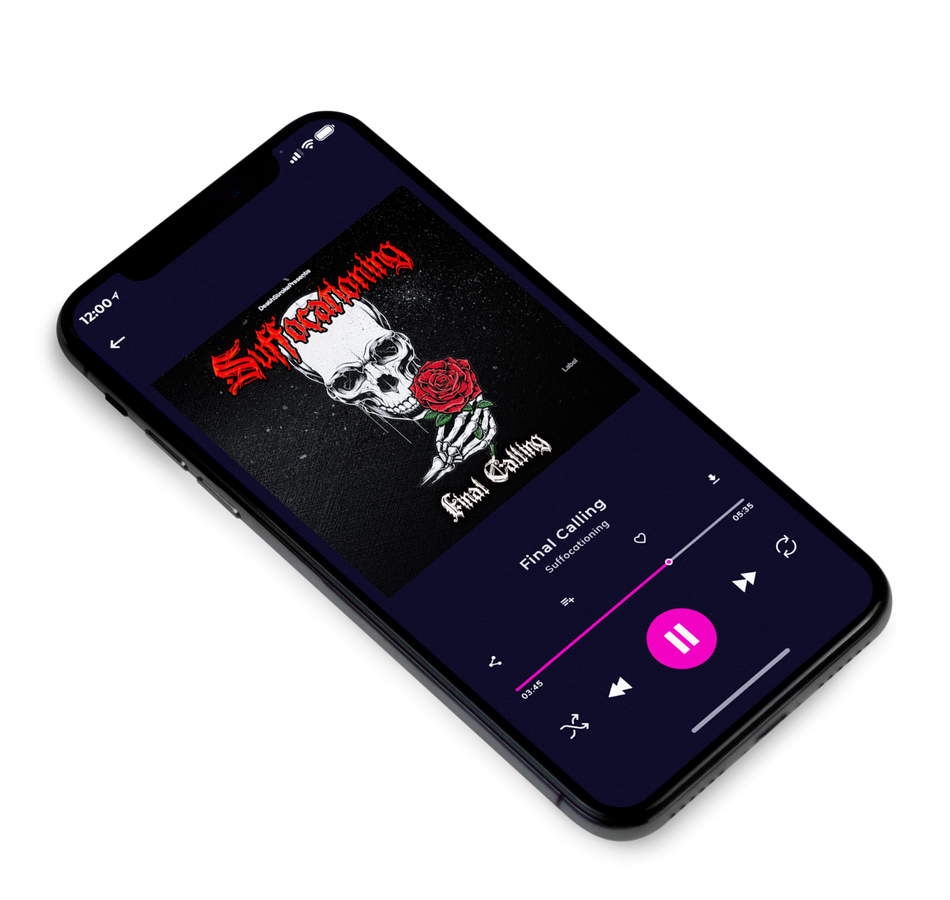 3D view of Premade Rock,Punk & Alternative Album Cover - Petite Orchid #1456 | AlbumArtZone*