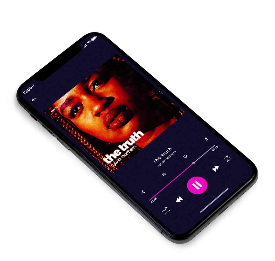 3D view of Premade Pop Album Cover - Aubergine #1641 | AlbumArtZone*