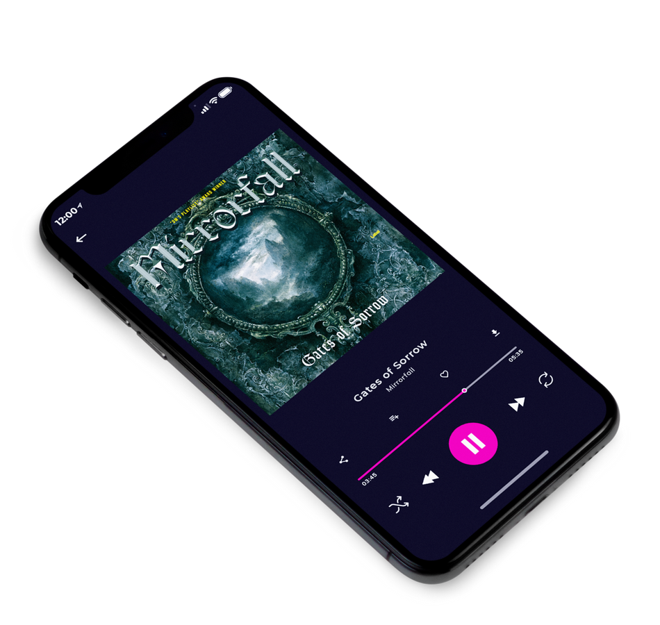 3D view of Premade Heavy Metal & Gothic Metal Album Cover - Timber Green #1739 | AlbumArtZone*