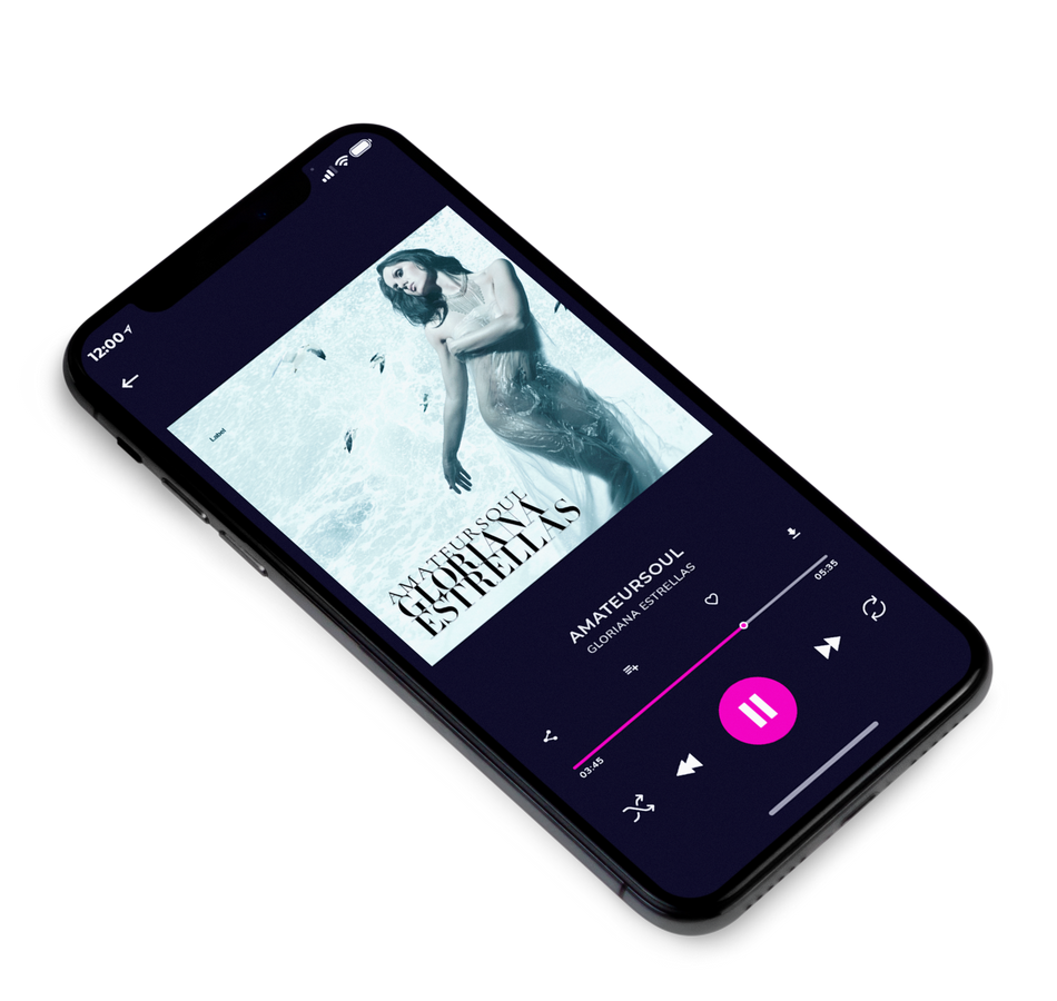 3D view of Premade Pop Album Cover - Swans Down #1837 | AlbumArtZone*