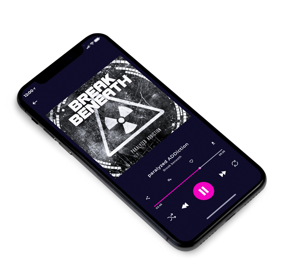 3D view of Premade Rock,Punk & Alternative Album Cover - Mine Shaft #1854 | AlbumArtZone*