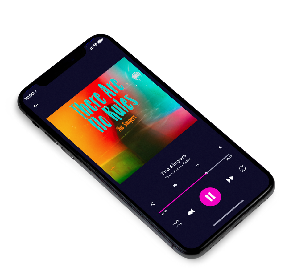 3D view of Premade Pop Album Cover - Flamingo #1859 | AlbumArtZone*