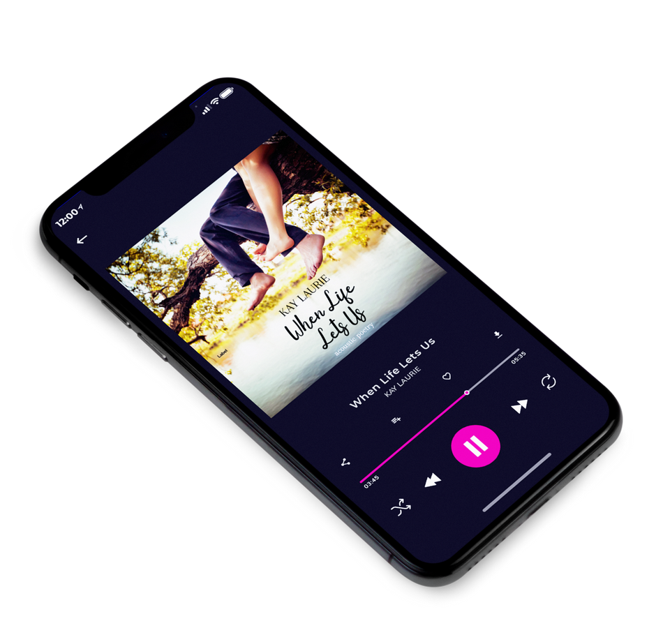 3D view of Premade Pop Album Cover - Satin Linen #1871 | AlbumArtZone*