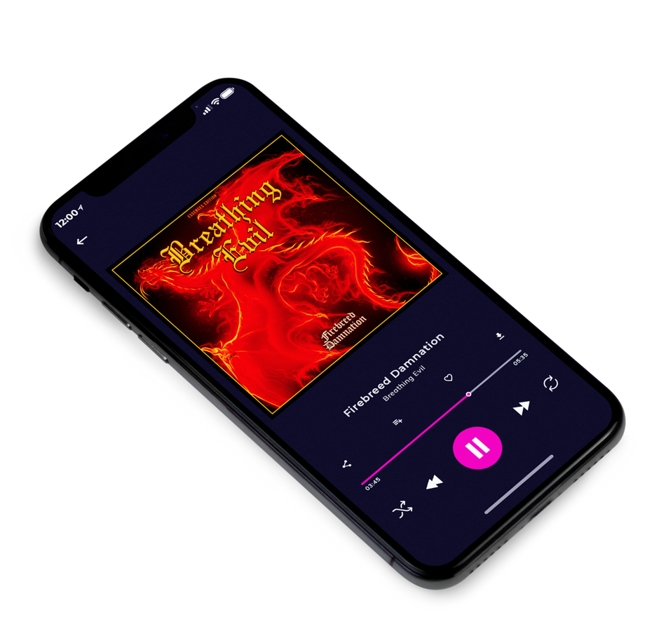 3D view of Premade Heavy Metal & Gothic Metal Album Cover - Creole #2189 | AlbumArtZone*