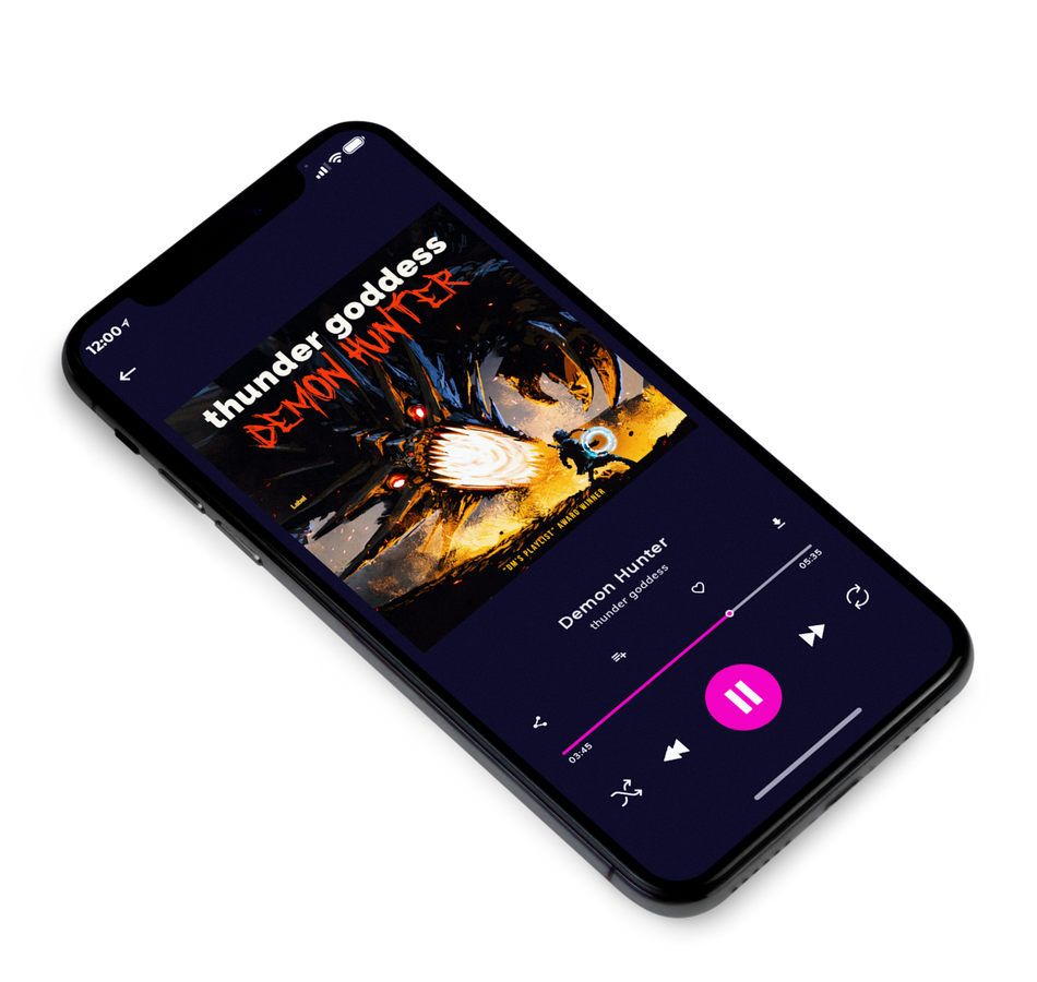 3D view of Premade Podcast Album Cover - Cocoa Brown #2195 | AlbumArtZone*