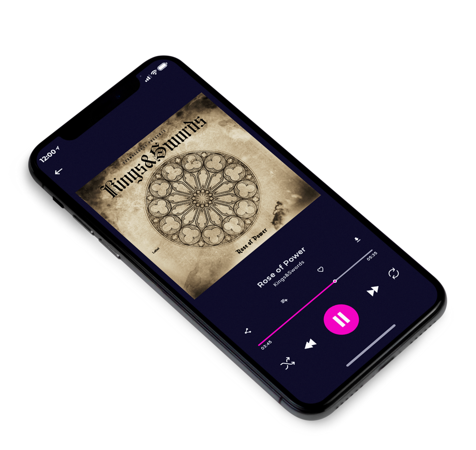 3D view of Premade Early Music Album Cover - Sandrift #2278 | AlbumArtZone*