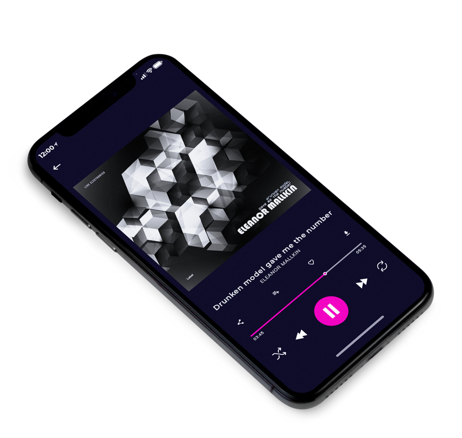 3D view of Premade EDM, House & Dub Album Cover - Silver #2451 | AlbumArtZone*