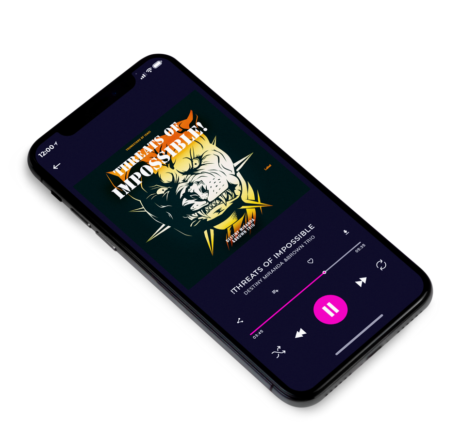 3D view of Premade Rock,Punk & Alternative Album Cover - Black Bean #2538 | AlbumArtZone*