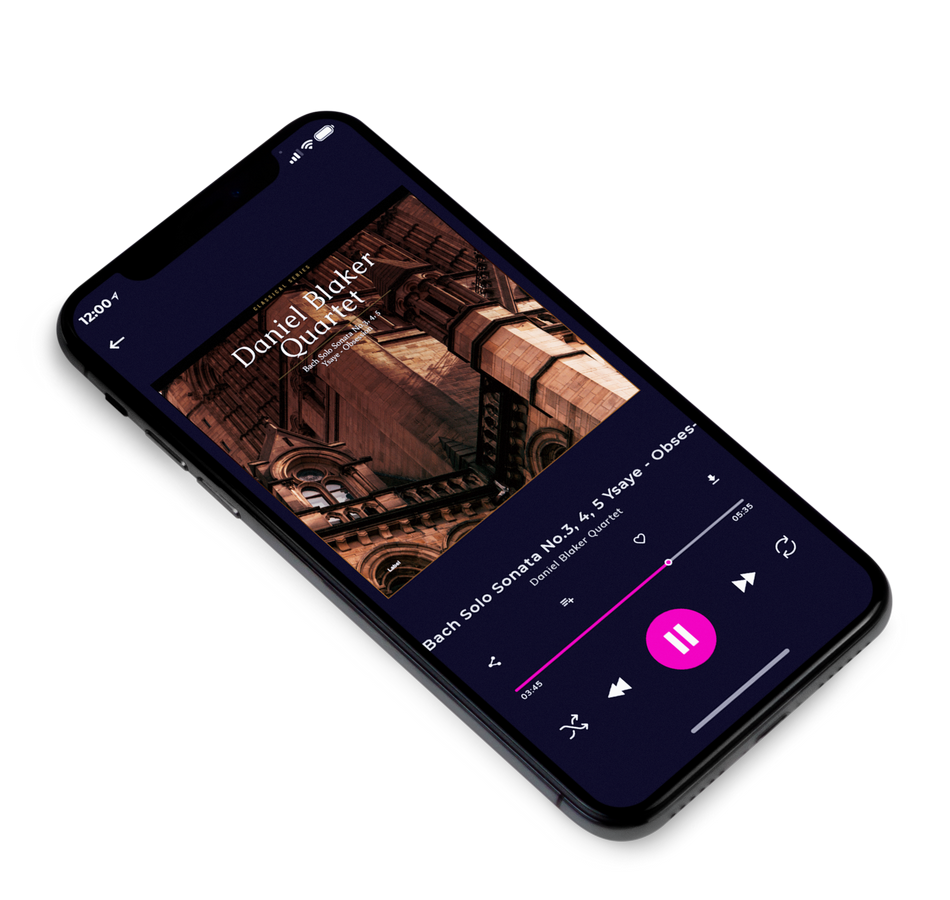 3D view of Premade Classical & Romantic Music Album Cover - Night Rider #2582 | AlbumArtZone*