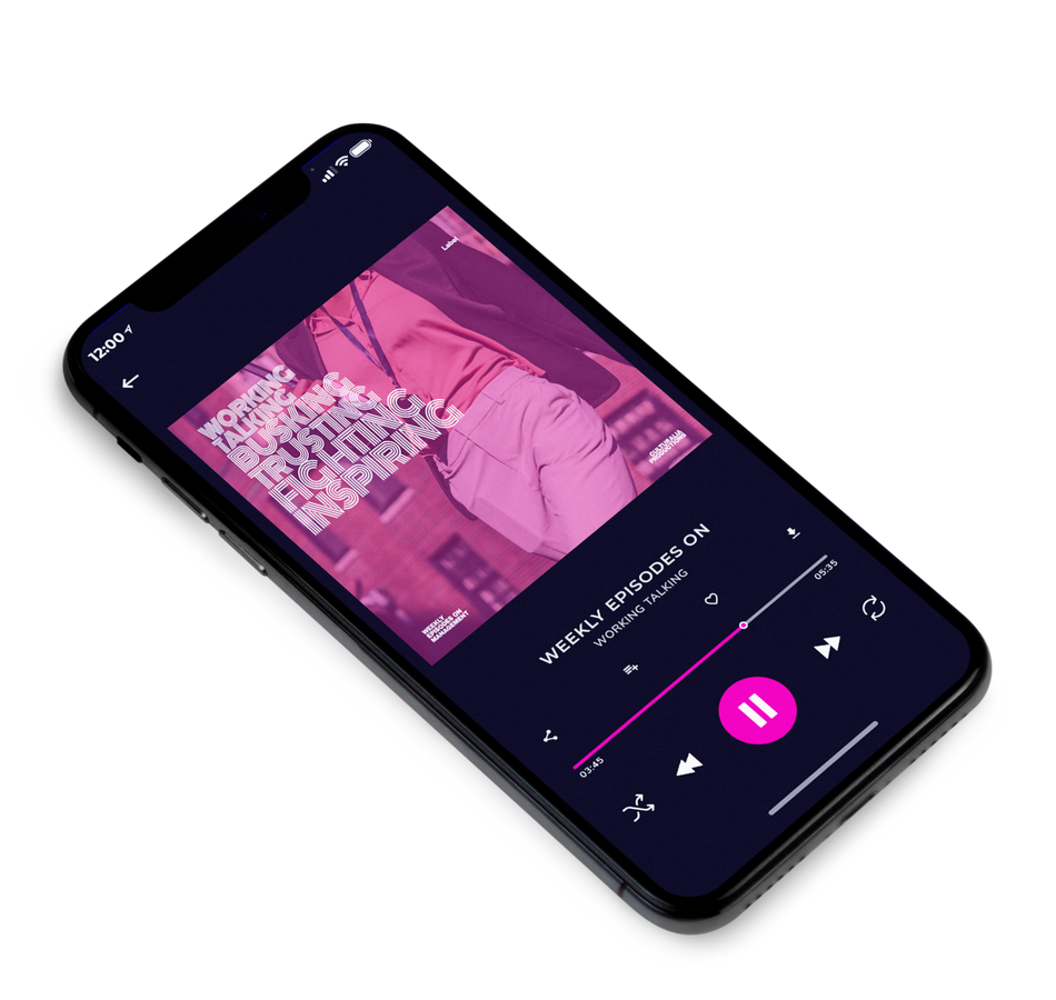 3D view of Premade Pop Album Cover - Cannon Pink #2795 | AlbumArtZone*