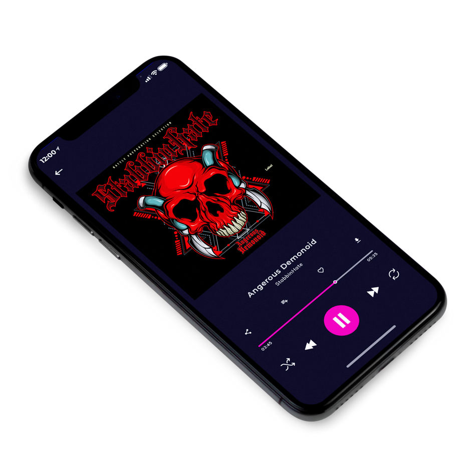 3D view of Premade Heavy Metal & Gothic Metal Album Cover - Cardinal #2899 | AlbumArtZone*