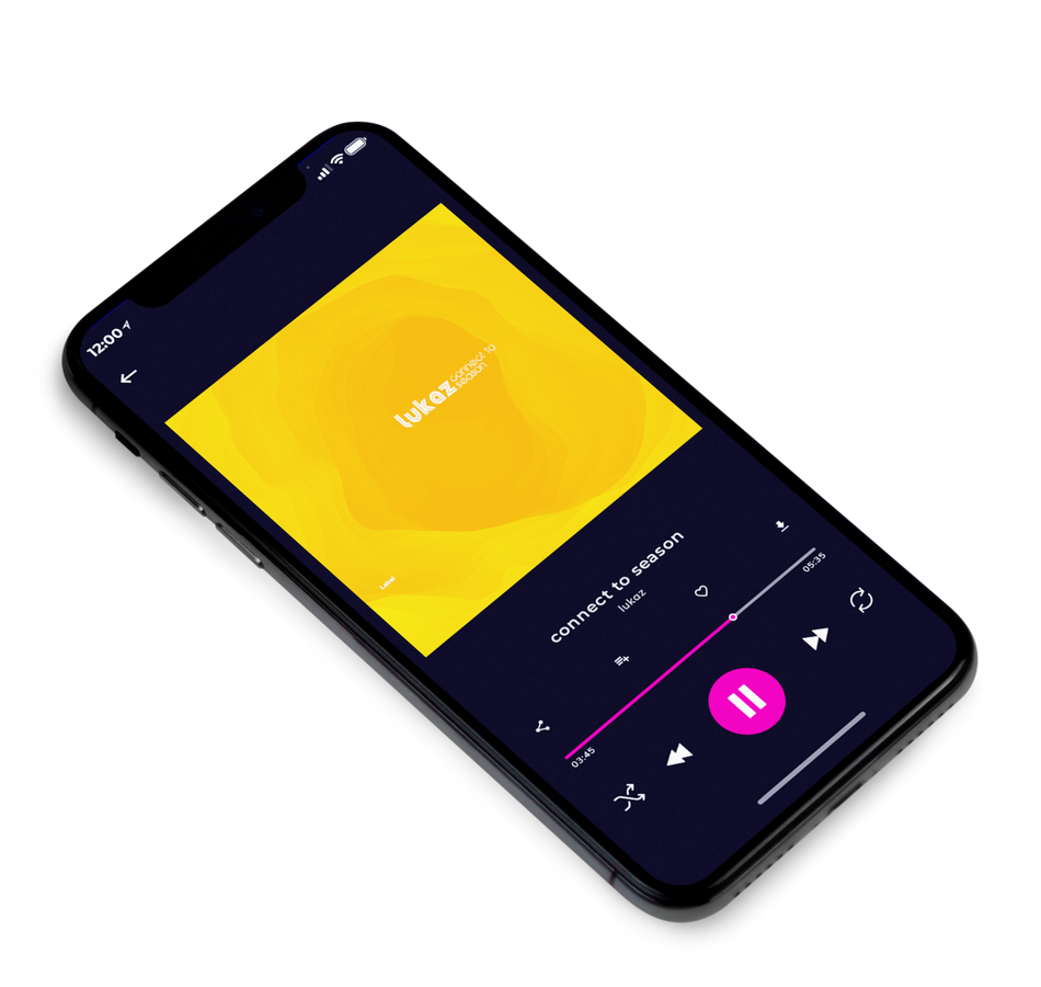 3D view of Premade Pop Album Cover - Lightning Yellow #2943 | AlbumArtZone*