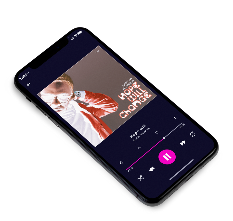 3D view of Premade Pop Album Cover - Kabul #2977 | AlbumArtZone*