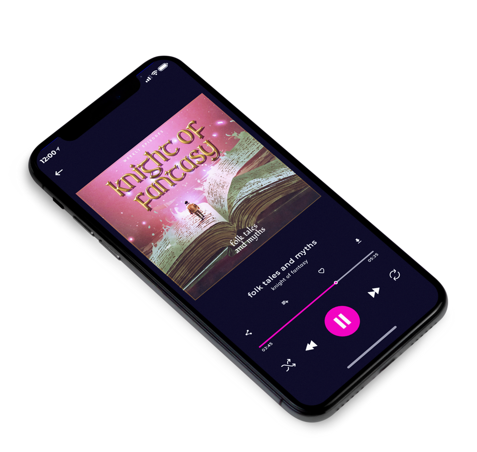 3D view of Premade Podcast Album Cover - Russett #2992 | AlbumArtZone*
