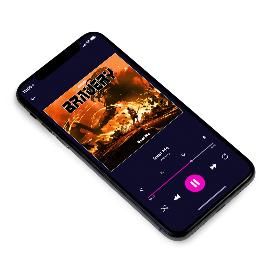3D view of Premade Rock,Punk & Alternative Album Cover - Burnt Sienna #3126 | AlbumArtZone*