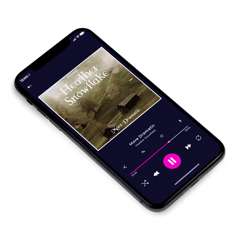 3D view of Premade Indie & Folk Music Album Cover - Lisbon Brown #3386 | AlbumArtZone*