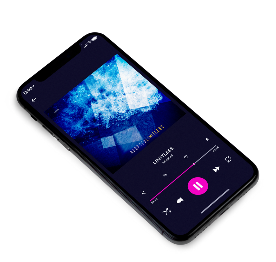 3D view of Premade Electronica & Ambient Album Cover - Madison #3474 | AlbumArtZone*