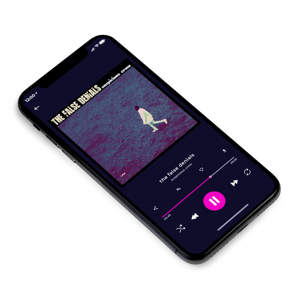 3D view of Premade Pop Album Cover - Blackcurrant #3562 | AlbumArtZone*