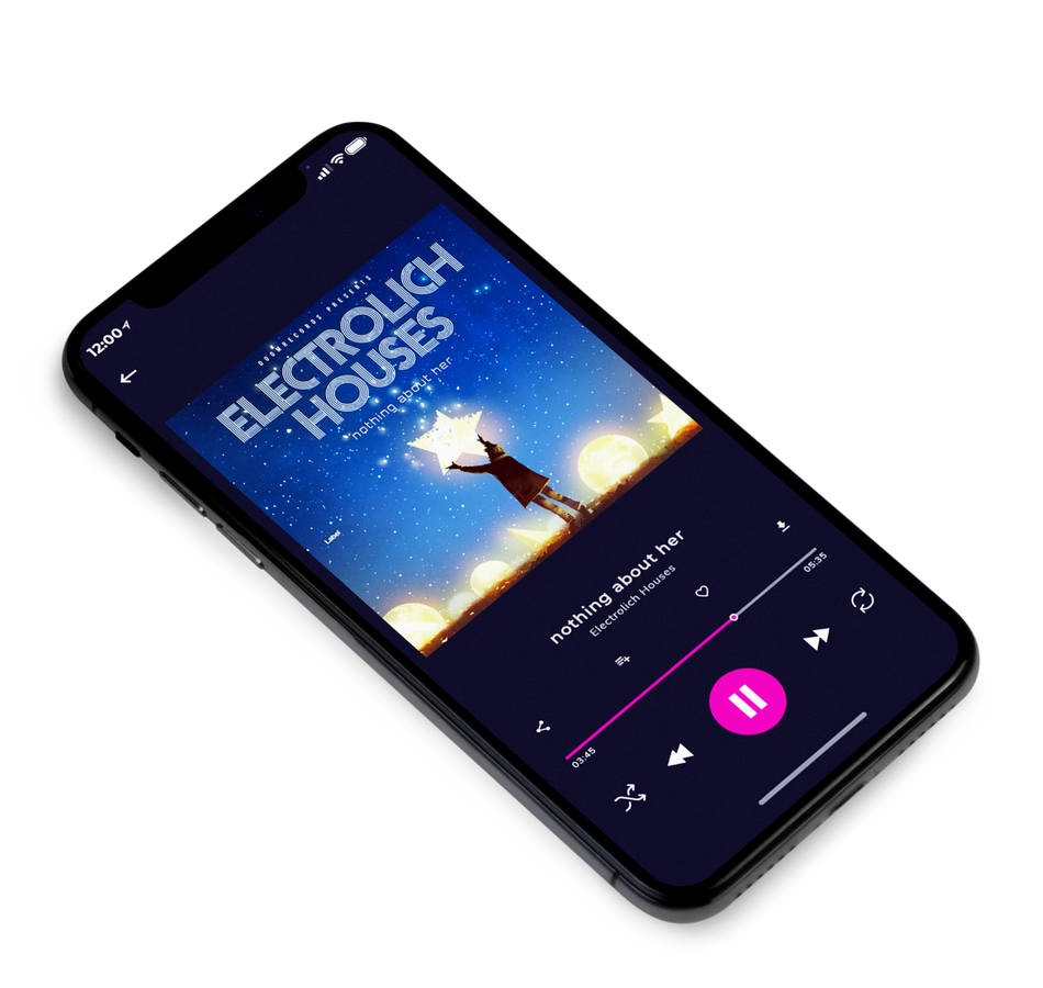 3D view of Premade Electronica & Ambient Album Cover - Bay Of Many #3581 | AlbumArtZone*