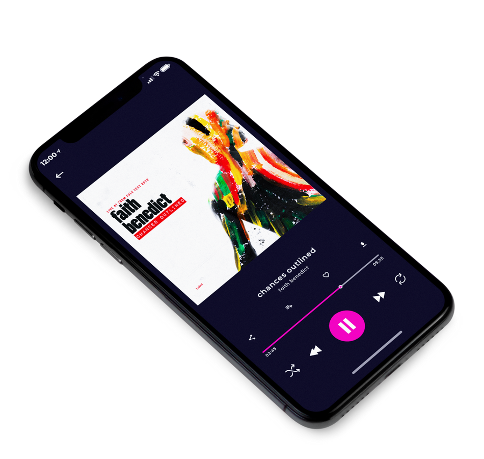 3D view of Premade Pop Album Cover - Pampas #3646 | AlbumArtZone*