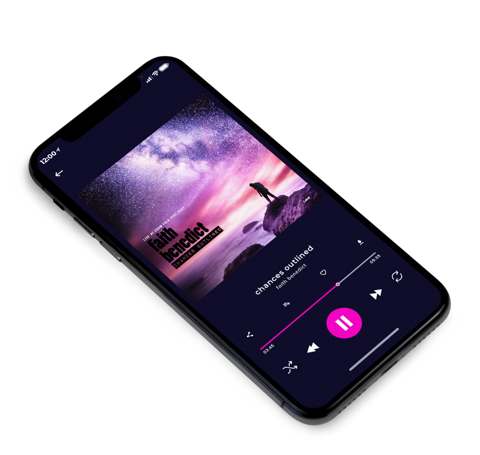 3D view of Premade Pop Album Cover - Trendy Pink #3647 | AlbumArtZone*