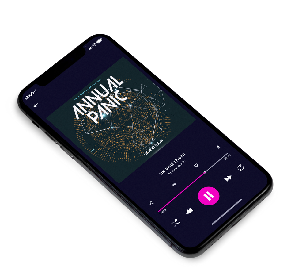 3D view of Premade EDM, House & Dub Album Cover - Bunker #3686 | AlbumArtZone*
