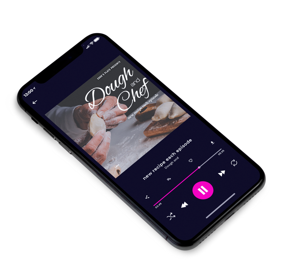 3D view of Premade Podcast Album Cover - Tundora #3848 | AlbumArtZone*