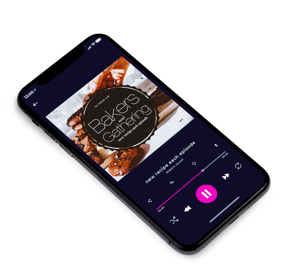 3D view of Premade Podcast Album Cover - Swirl #3849 | AlbumArtZone*