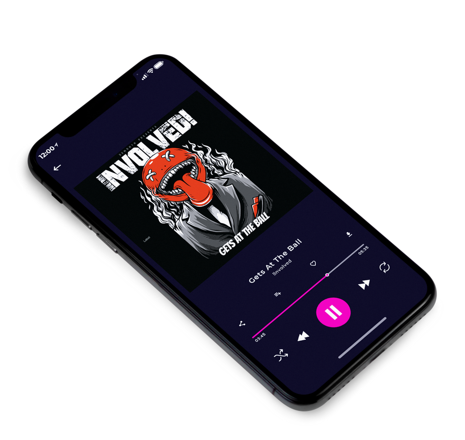 3D view of Premade Hip-hop, Rap & Trap Album Cover - Old Rose #3983 | AlbumArtZone*