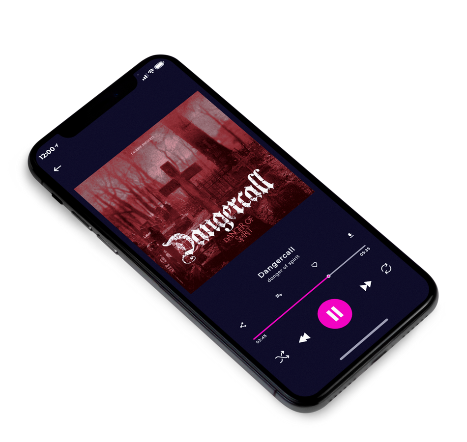 3D view of Premade Heavy Metal & Gothic Metal Album Cover - Saddle #4278 | AlbumArtZone*