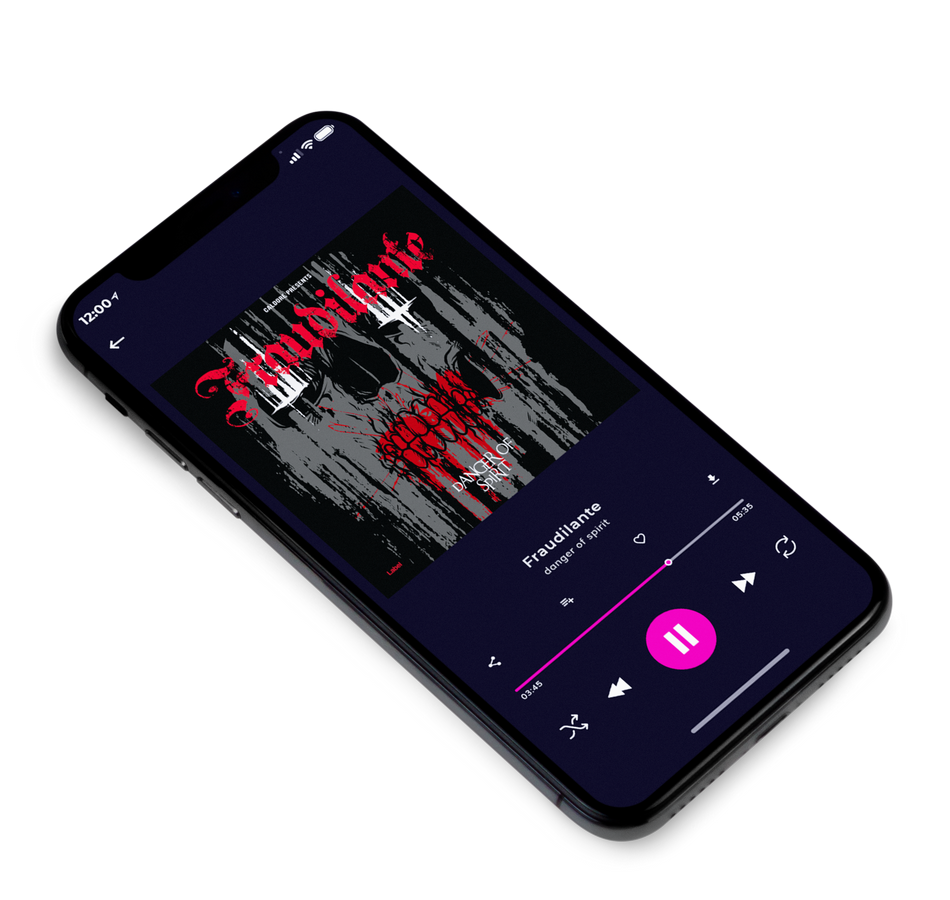 3D view of Premade Heavy Metal & Gothic Metal Album Cover - Fuzzy Wuzzy Brown #4280 | AlbumArtZone*