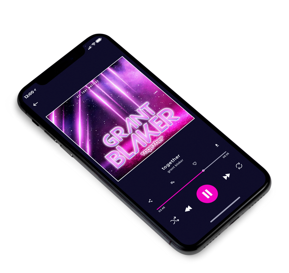 3D view of Premade Hip-hop, Rap & Trap Album Cover - Vivid Violet #4354 | AlbumArtZone*