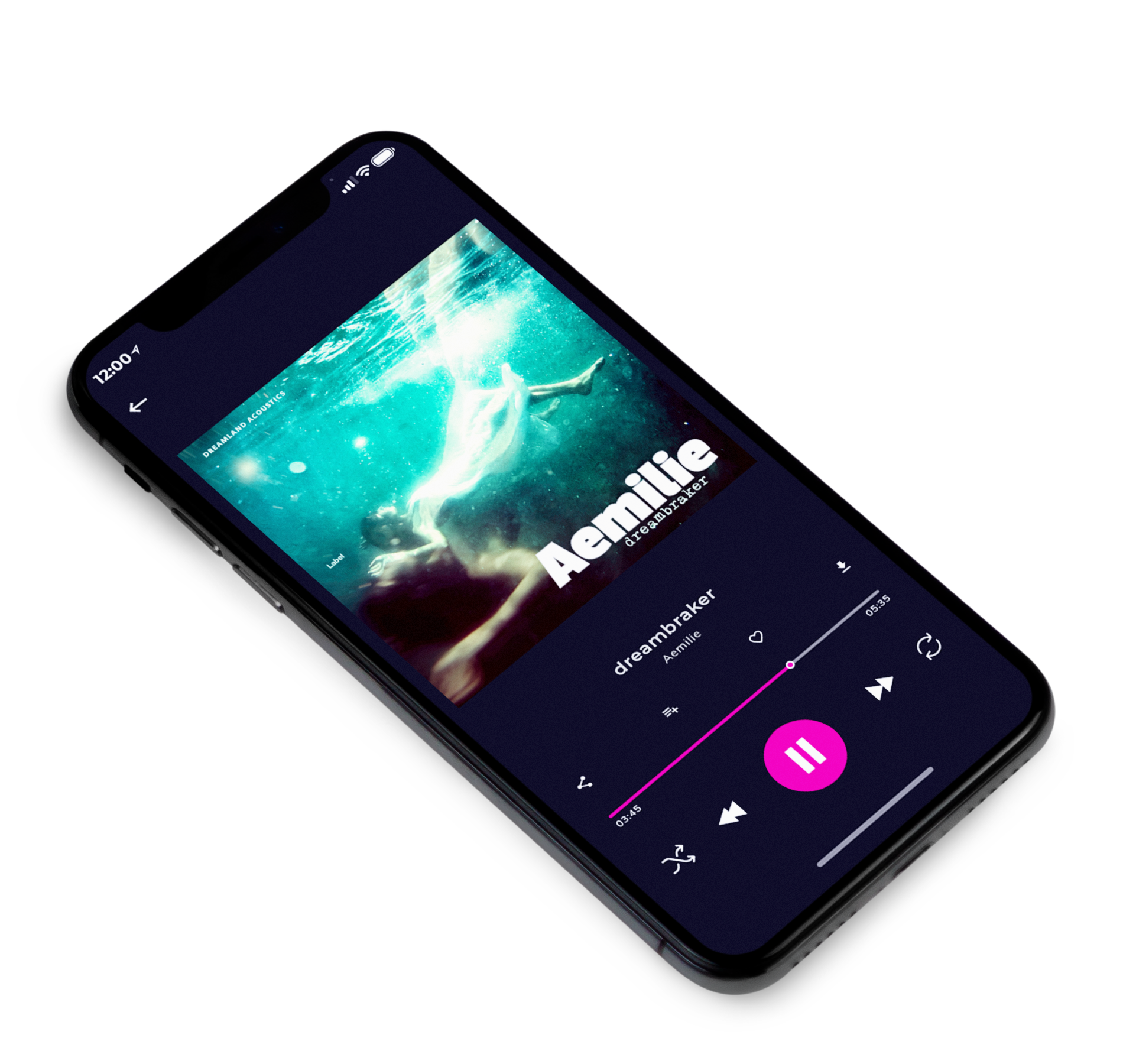 3D view of Premade Rock,Punk & Alternative Album Cover - Outer Space #4479 | AlbumArtZone*