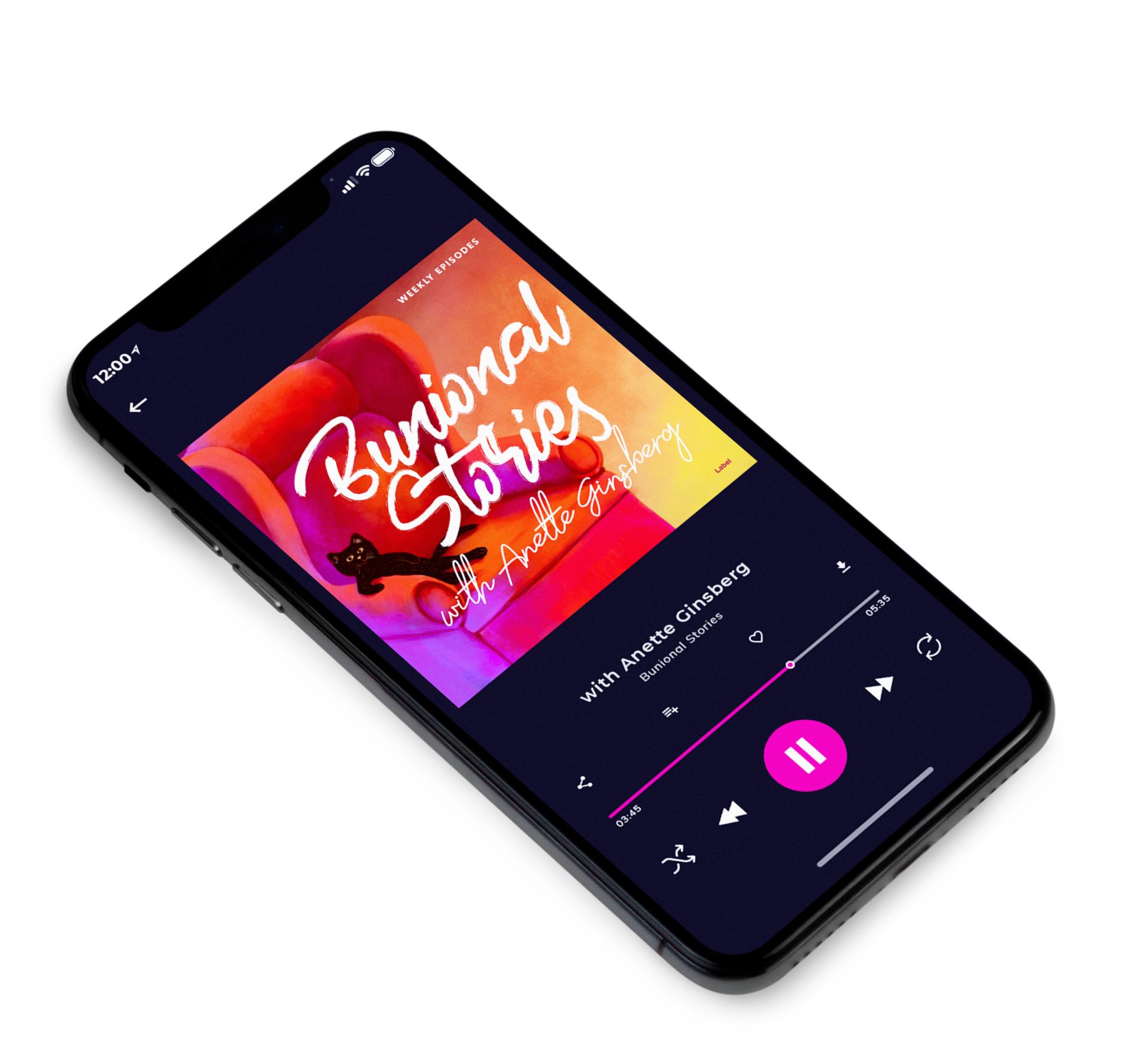 3D view of Premade Podcast Album Cover - Well Read #4495 | AlbumArtZone*
