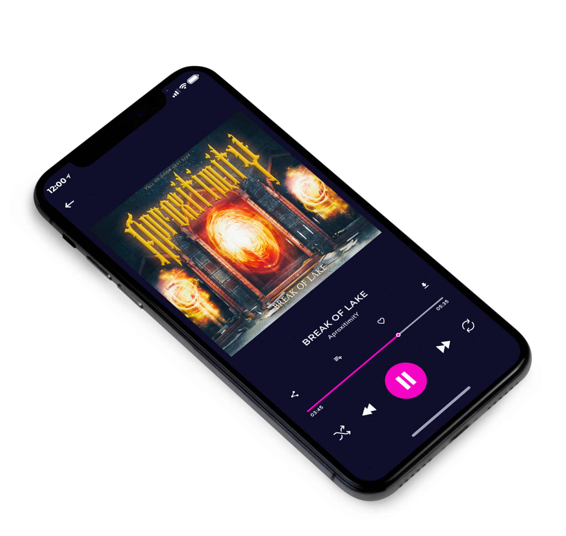 3D view of Premade Heavy Metal & Gothic Metal Album Cover - Di Serria #4612 | AlbumArtZone*